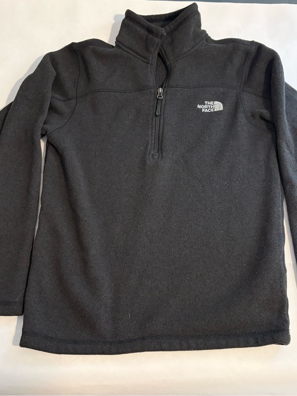 The North Face Black Half-Zip Fleece Pullover Men’s SMALL